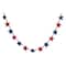 6ft. Red, White &#x26; Blue Puffy Star Garland by Celebrate It&#x2122;